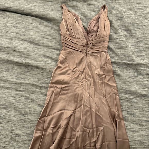 LAVENDER SILK DRESS - Picture 2 of 3